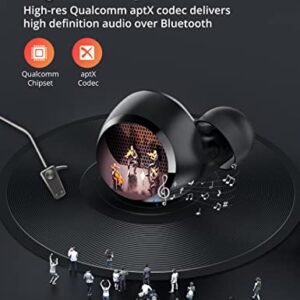 Gsoemon Bluetooth Earbuds, Wireless Earbuds Qualcomm aptX Lightweight Mini Earphones, IPX8 Waterproof Wireless Headphones for Kids Woman in-Ear Bass Stereo Headphones 36 Hours Playtime