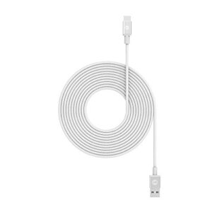 mophie fast charge usb-a cable to usb-c – 3m cable – white