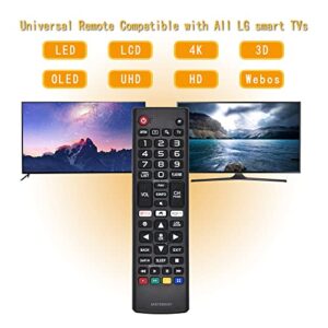 Universal Remote Control for LG Smart TV Remote Control Compatible with All LG Smart TV LCD LED 3D AKB75375604 AKB75095307 AKB75675304 AKB74915305