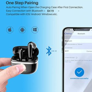 WERDEDE Wireless Earbud, Bluetooth 5.1 Sport Headphones with Charging Case,36 Hours Single Playtime Earhooks Headset, Wireless Earphone 8D Stereo HiFi Sound Noise Cancelling for Working/Travel/Sport