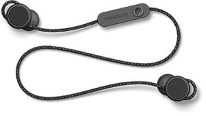 urbanears jakan bluetooth wireless in-ear earbud headphones, charcoal black (04092175), 5x2x1