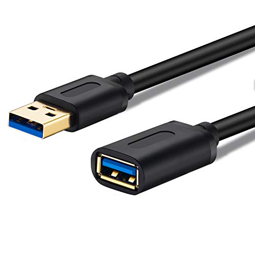 USB 3.0 Extension Cable 25Ft,USB 3.0 High Speed Extender Cord Type A Male to A Female for Playstation, Xbox, USB Flash Drive, Card Reader, Hard Drive,Keyboard, Printer, Scanner(25Ft/8M)