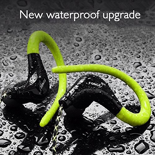 Docooler Wired in-Ear Waterproof Earphones Ear Hook Earbuds Stereo Super Bass Headphones Sport Headset with Mic Black