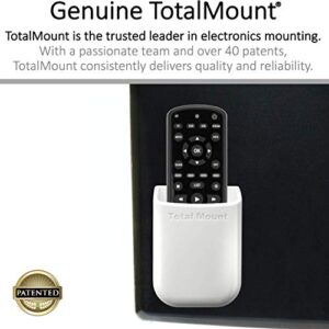 TotalMount Universal Remote Control Holders (Quantity 2 - One Remote per Holder - White)