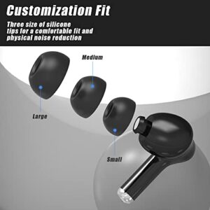 Wireless Earbuds, ENC Bluetooth 5.2 Headphones LED Power Display Earphones Wireless Charging Case 30Hrs Playback IPX6 Waterproof in-Ear Headsets with Mic for iPhone TV Smart Computer Laptop Sports