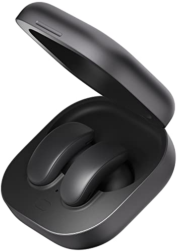 STUDIO NOD Wireless Earbuds with Personalized ANC, FREENOD Pro Wingtips for Sports, Deep Bass, Comfortable Fit, Touch Contro, Dark Grey, Aluminium Case, 24H Playtime