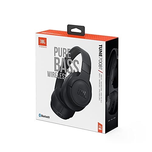 JBL TUNE 700BT - Wireless Over-Ear Headphones - Black