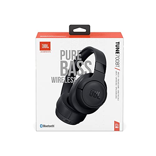 JBL TUNE 700BT - Wireless Over-Ear Headphones - Black