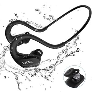 sport headphones bone conduction headphones wireless on-ear earbuds built-in noise-canceling mic,ipx7 waterproof bluetooth headphones for workout running cycling yoga hiking driving travel, black