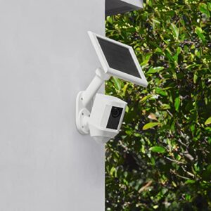 Ring Wall Mount for Solar Panels and Cams, White