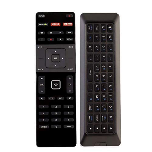 New QWERTY Dual Side Remote XRT500 with Backlight fit for 2015 2016 VIZIO Smart app Internet tv