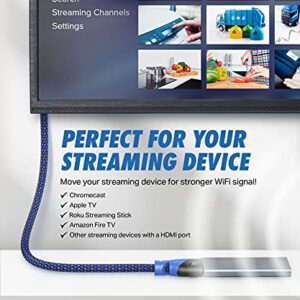 Ultra Clarity Cables High-Speed HDMI Extension Cable - 6 Feet 2 Pack - Male to Female - 4k HDMI Extender - 6ft