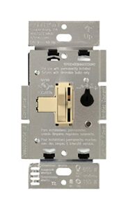 lutron dimmer single pole single pole or 3 way ivory carded