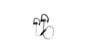 soundbound wrap around earphones with over ear hook, sweatproof for exercise, workout, gym, compatible with all wireless enabled devices
