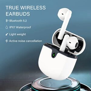 Twshouse Wireless Earbuds, Bluetooth Earbuds Hi-Fi Stereo Sound Wireless Bluetooth Headphones with Microphone 30H Playtime, Pop-ups Auto Pairing Headset IPX7 Waterproof for iPhone/Samsung/iOS/Android