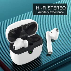 Twshouse Wireless Earbuds, Bluetooth Earbuds Hi-Fi Stereo Sound Wireless Bluetooth Headphones with Microphone 30H Playtime, Pop-ups Auto Pairing Headset IPX7 Waterproof for iPhone/Samsung/iOS/Android