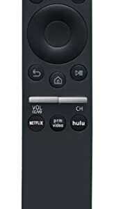 Replaced Voice Remote fit for Samsung QLED TV QN43Q60RAFXZA QN49Q60RAFXZA QN55Q60RAFXZA QN65Q60RAFXZA QN75Q60RAFXZA QN82Q60RAFXZA QN43Q6DRAFXZA QN49Q6DRAFXZA QN55Q6DRAFXZA QN65Q6DRAFXZA