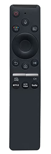 Replaced Voice Remote fit for Samsung QLED TV QN43Q60RAFXZA QN49Q60RAFXZA QN55Q60RAFXZA QN65Q60RAFXZA QN75Q60RAFXZA QN82Q60RAFXZA QN43Q6DRAFXZA QN49Q6DRAFXZA QN55Q6DRAFXZA QN65Q6DRAFXZA