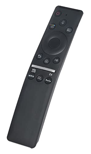 Replaced Voice Remote fit for Samsung QLED TV QN43Q60RAFXZA QN49Q60RAFXZA QN55Q60RAFXZA QN65Q60RAFXZA QN75Q60RAFXZA QN82Q60RAFXZA QN43Q6DRAFXZA QN49Q6DRAFXZA QN55Q6DRAFXZA QN65Q6DRAFXZA