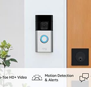 All-new Ring Battery Doorbell Plus | Head-to-Toe HD+ Video, motion detection & alerts, and Two-Way Talk (2023 release)