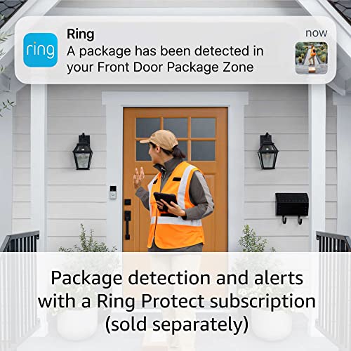 All-new Ring Battery Doorbell Plus | Head-to-Toe HD+ Video, motion detection & alerts, and Two-Way Talk (2023 release)