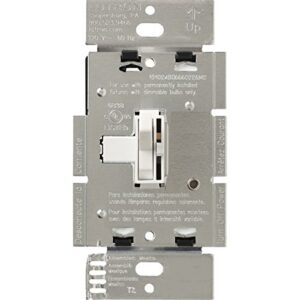 lutron toggler 1000-watt 3-way incandescent dimmer switch, ay-103p-wh, white