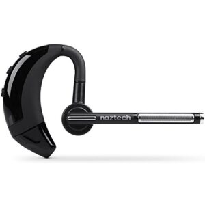 naztech n750 emerge wireless bt headset voice command calls noise reduction mic perfect for truck drivers compatible with iphone, galaxy +more [13576]