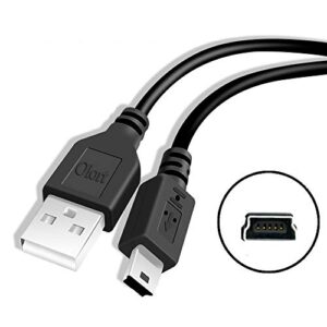 10ft long usb charger cable for canon camera mini usb data transfer cable for canon rebel t3i/powershot/eos/dslr camera cords, ps3/slim/ps move controller charger cord