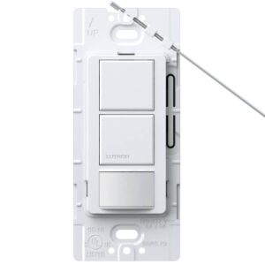lutron ms-ops6-ddv-wh maestro 6-amp single pole dual circuit occupancy sensing switch, white