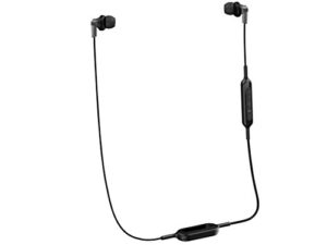 panasonic bluetooth earbud headphones with microphone, call/volume controller and quick charge function – rp-hje120b-k – in-ear headphones (black)