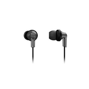 Panasonic Bluetooth Earbud Headphones with Microphone, Call/Volume Controller and Quick Charge Function - RP-HJE120B-K - in-Ear Headphones (Black)