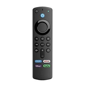 replacement voice remote control l5b83h (2rd gen) control fire tv stick, compatible fire tv device, with voice remote, backlit buttons