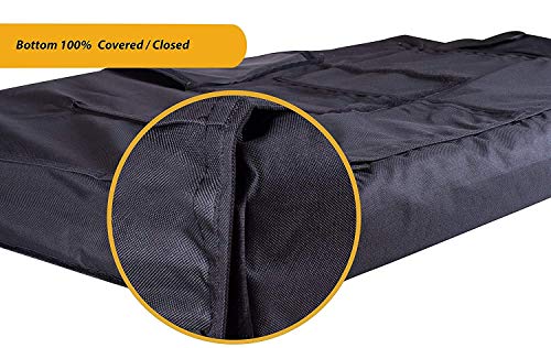 Outdoor TV Cover 50" - 52" - with Bottom Cover - The Weatherproof and Dust-Proof Material with Free Microfiber Cloth. Protect Your TV Now!