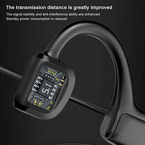 Sutinna Wireless Bluetooth 5.1 Headset Ear Hook Earphone Sports Stereo Earphones