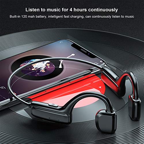 Sutinna Wireless Bluetooth 5.1 Headset Ear Hook Earphone Sports Stereo Earphones