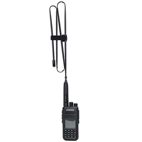 42.5-Inch ABBREE SMA-Male VHF UHF Dual Band 144/430Mhz Foldable Tactical Antenna for Yaesu FT-70DR,FT-2DR,FT-270R TYT Wouxun Ham Two Way Radio