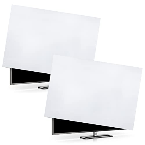 2 Pcs TV Cover for Moving Foam Flat Screen TV Cover Waterproof and Weatherproof TV Protection Moving Supplies 30 x 40'' TV Display Screen Protector for TV Moving, Storage, or Renovation Fits to 43"