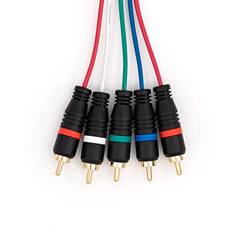 HD Retrovision YPbPr Component Video Female-to-Male RCA Extension Cable