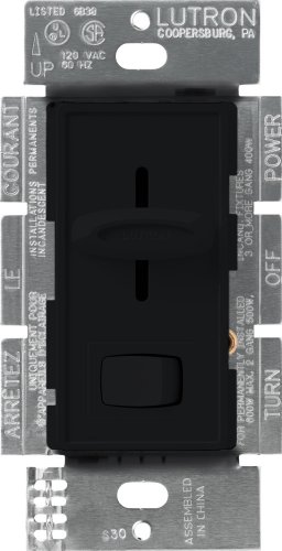 Lutron SLV-600P-BL Lighting DIMMER, Black