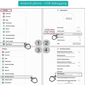 Tlsdosp Smartphone to HDMI Projection Cable, 1080P Phone to TV Mirroring Adapter Compatible with Smartphone/Tablet