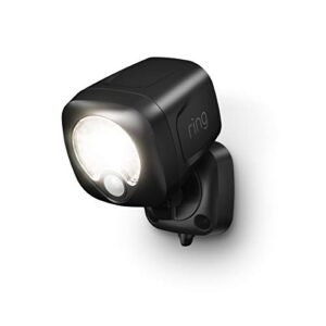 ring smart lighting – spotlight, battery-powered, outdoor motion-sensor security light, black (bridge required)