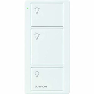 lutron pj2-3b-gwh-l01, wireless control, white