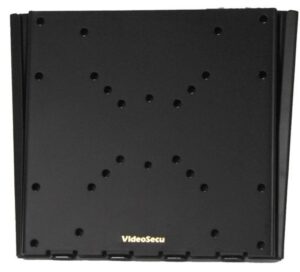 videosecu tv wall mount flush ultra slim bracket for most 27″-47″ lcd led flat panel screen monitor tv vesa 200mm, 200x100mm, 100mm ml206b 1qg