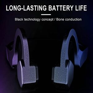 #9DRXGz Bluetooth 5 2 Bone Conduction Headphones Wireless Headset Open Ear Headphone Sports Headphones with Mic for Workout R
