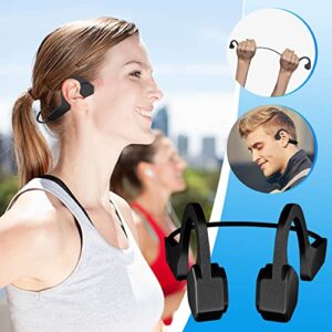 #9DRXGz Bluetooth 5 2 Bone Conduction Headphones Wireless Headset Open Ear Headphone Sports Headphones with Mic for Workout R