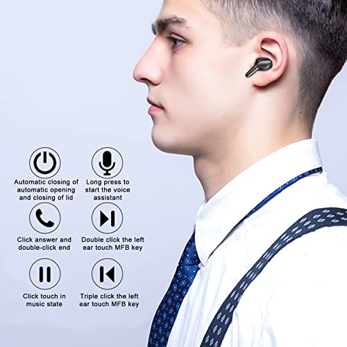 #2X652J St528 Bluetooth Earphones 400Mah Charging Box Wireless Headphone 3D Stereo Sports Earbuds Headsets with Microphone