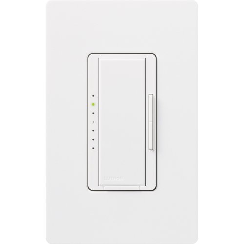 Lutron Maestro Digital Dimmer Switch for Electronic Low-Voltage, 600-Watt Multi-Location, MAELV-600-WH, White