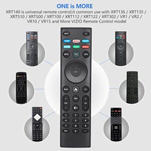 for VIZIO-Smart-TV-Remote,XRT140 for VIZIO All LED LCD HD 4K UHD HDR Smart TVs