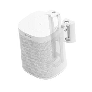 emaquin wall mount bracket for sonos one/sonos one sl/sonos play 1 speaker (swivel and tilt,compatible with both sonos one/one sl/sonos play 1, white)