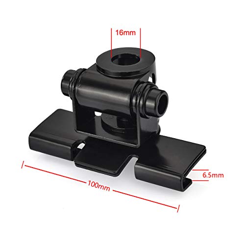 Bingfu Vehicle CB Radio Mobile Radio Antenna Mounting Through Hole Fix Bracket 16mm Hole Lip Mount for Car Truck CB Radio Ham Radio Amateur Radio Antenna UHF SO239 Female Bulkhead Mount Connector